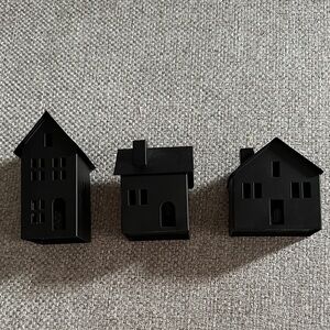 Black metal houses target dollar spot